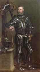 Porträt von Pase Guarienti (1500-ca. 63), venezianischer Ritter und Adliger